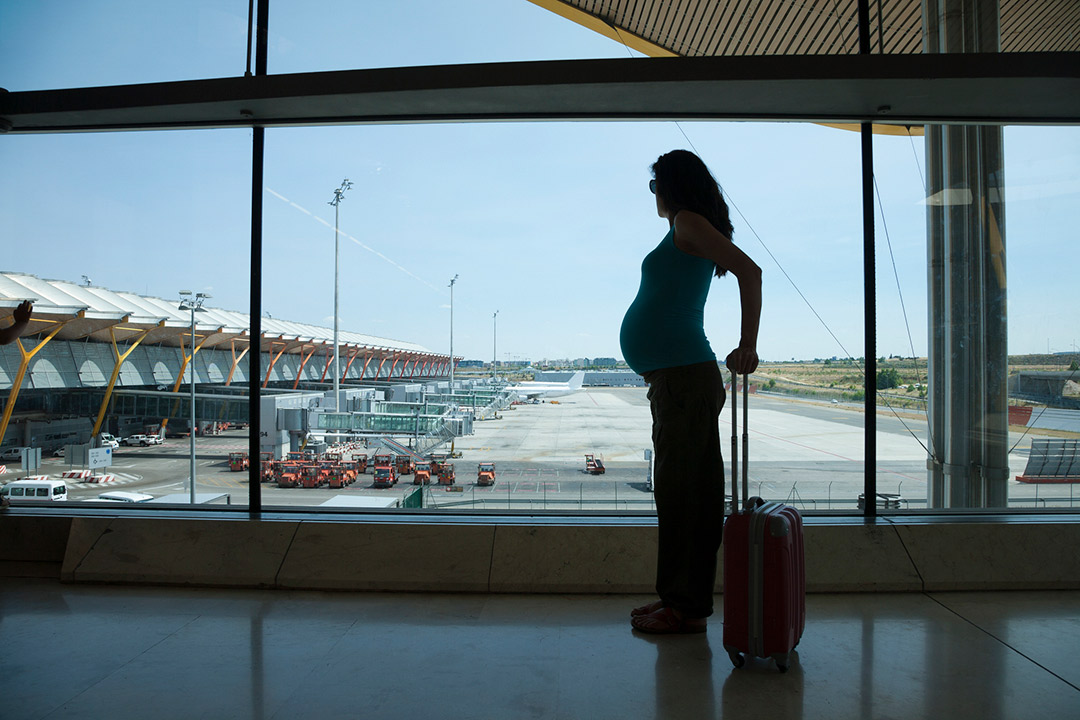 Grávida pode viajar de avião